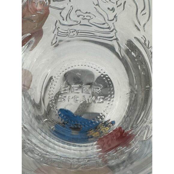 Lagunitas Beer Raised Design Pit Bull Dog Beer Glass - Picture 3 of 4